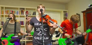 teen bands practice rock Mesa