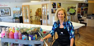 Carrie Curran Art studio Scottsdale