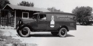 Norman McClelland, Shamrock Farms, W.T. McClelland, Tucson, Arizona, Kent McClelland, Devon McClelland, Shamrock Delivery Truck