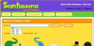 Phoenix Public Library Serchasaurus