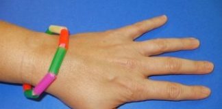 Friendship bracelet craft from the Children's Museum of Phoenix