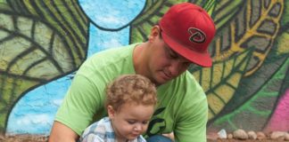 Mesa Urban Garden, Marco Meraz, Gage Martin, volunteering, community gardens, basil