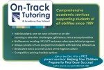 On Track Tutoring Coupon Image