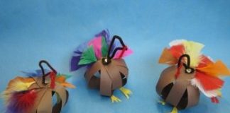 Turkey craft from the Children's Museum of Phoenix