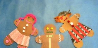 Gingerbread craft from the Children's Museum of Phoenix