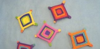 God's Eye craft at the Children's Museum of Phoenix