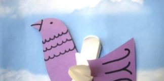 Peace dove craft at Children's Museum of Phoenix