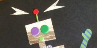 Robot craft at the Children's Museum of Phoenix