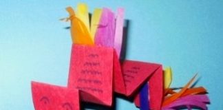 Chinese snake puppet craft from the Children's Museum of Phoenix.