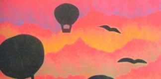 Silhouette picture craft from the Children's Museum of Phoenix