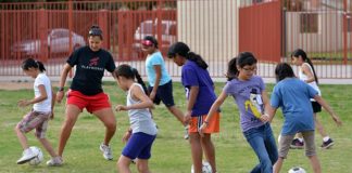 Playworks recess training Phoenix