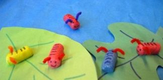 Caterpillar craft from the Children's Museum of Phoenix