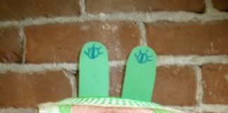 frog puppet craft from the Children's Museum of Phoenix