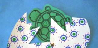 Sea turtle craft for the Children's Museum of Phoenix.