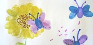 THumbprint butterflies from The Children's Museum of Phoenix.