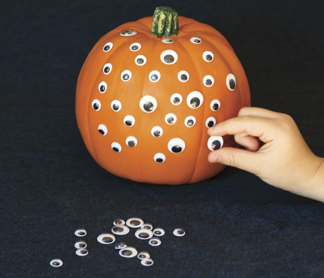 pumpkin, craft, Halloween crafts, no-carve pumpkin, Halloween