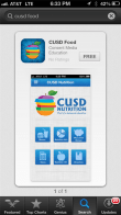 CUSD Food App