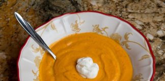 carrot walnut soup