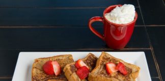 eggnog French toast, eggnog latte, recipe, Shamrock Farms