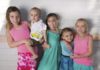 Time to take out those tonsils? The Morgan kids (from left) at their Phoenix home: Makynna (9), Monty (1), Mikayla (7), Mikinnly (3) and Madelyn (5). Photo by Daniel Friedman.