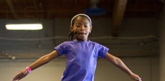 FlipDunk Phoenix balance beam jump