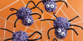 spider, rice crispy treats, Super Cute Crispy Treats, Halloween