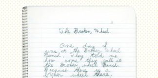 "Ramblings of a 3rd Grader", Suzy Caruth Thomas Kuperschmidt, journaling, writing, kids