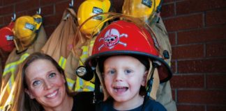 firefighter moms, Arizona, parenting, kids, fire fighters