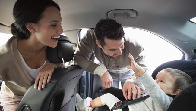 The Gardien Alert uses state-of-the-art technology with a smart phone or special key chain to prevent adults from accidentally leaving a child unattended in a car. 