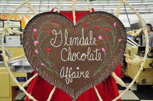  Chocolate heart captured at the Glendale Chocolate Affaire. Photo courtesy of Austin Appel.