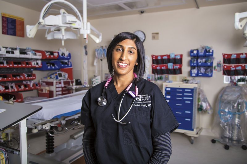 physician moms, Kopal Seth, MD, pediatric emergency room, Phoenix Children's Hospital