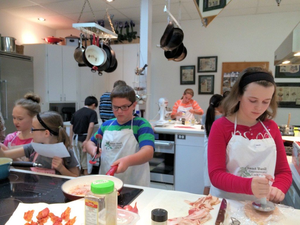Sweet Basil Gourmet, cooking camp, cooking classes for kids, Scottsdale, Arizona, kids, cooking