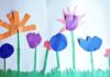 Preschool art: Make a paper flower garden paper flower craft
