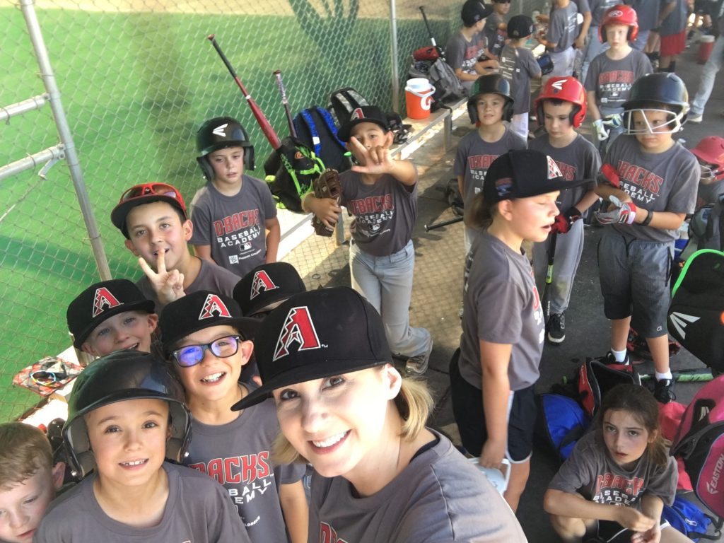 Calendar Editor Liz Petroff gets ready for some baseball.