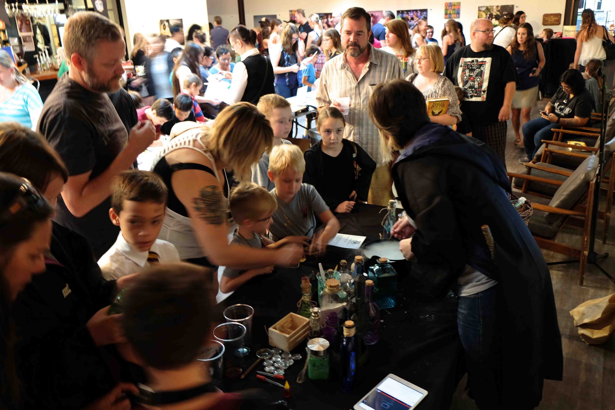 Crowds don't lie. Fans still love Harry Potter. Photo courtesy of Changing Hands.