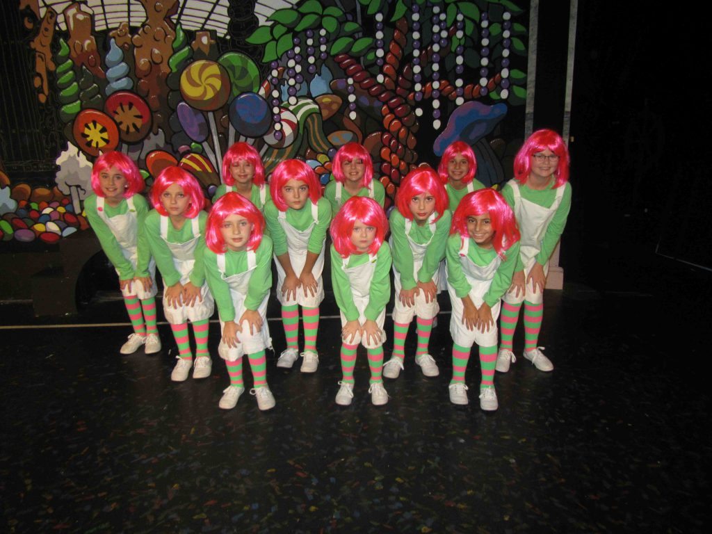 Coast members of “Willy Wonka Jr,” at Spotlight Youth Theatre Sept. 2–18.