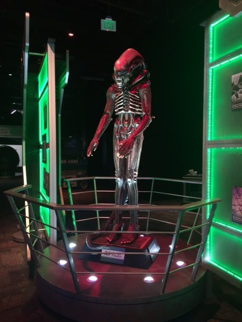 The android from "Terminator" is also on display at the Arizona Science Center.
