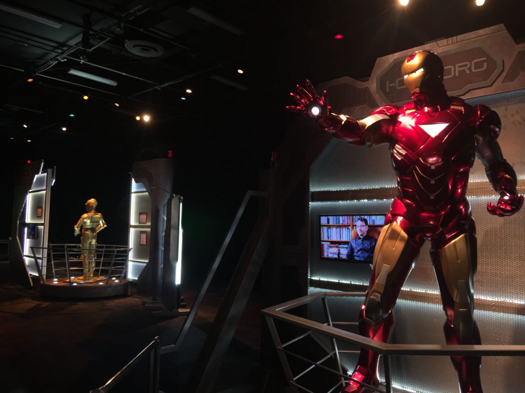 Iron Man and C3PO are on display at the Arizona Science Center as part of its "Alien Worlds and Androids" exhibit. Photos by Kara G. Morrison