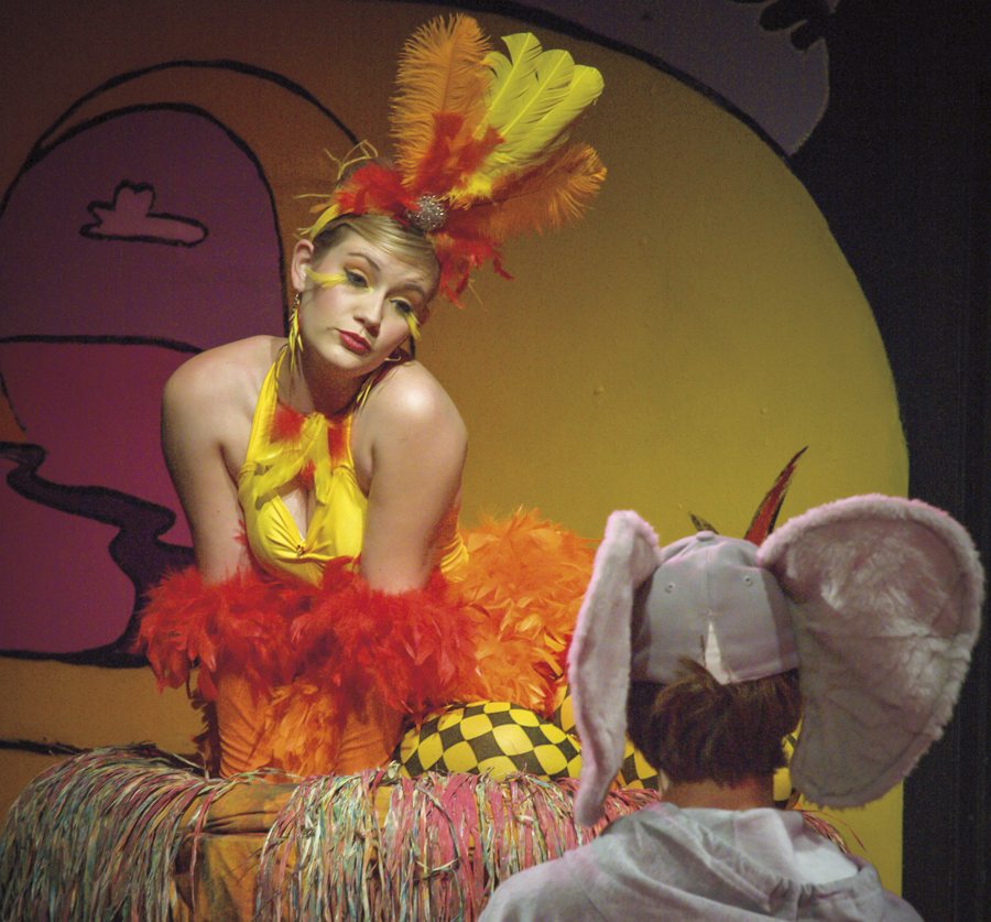 Sept. 30-Oct. 30: “Seussical” stars Horton the Elephant and lazy Mayzie the bird. Photo courtesy of Desert Stages Theater.
