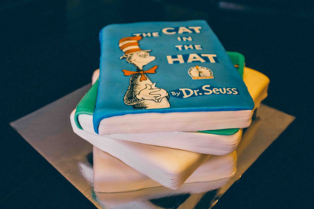 For her son's second birthday, the author opted for a Costco sheetcake, unlike the custom storybook confection for his first birthday party. Photo courtesy of Lexi Peterson.