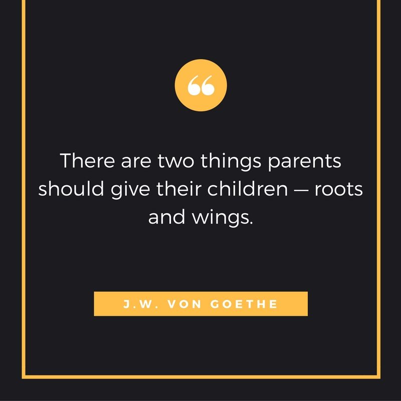 Orange Two things parents should give