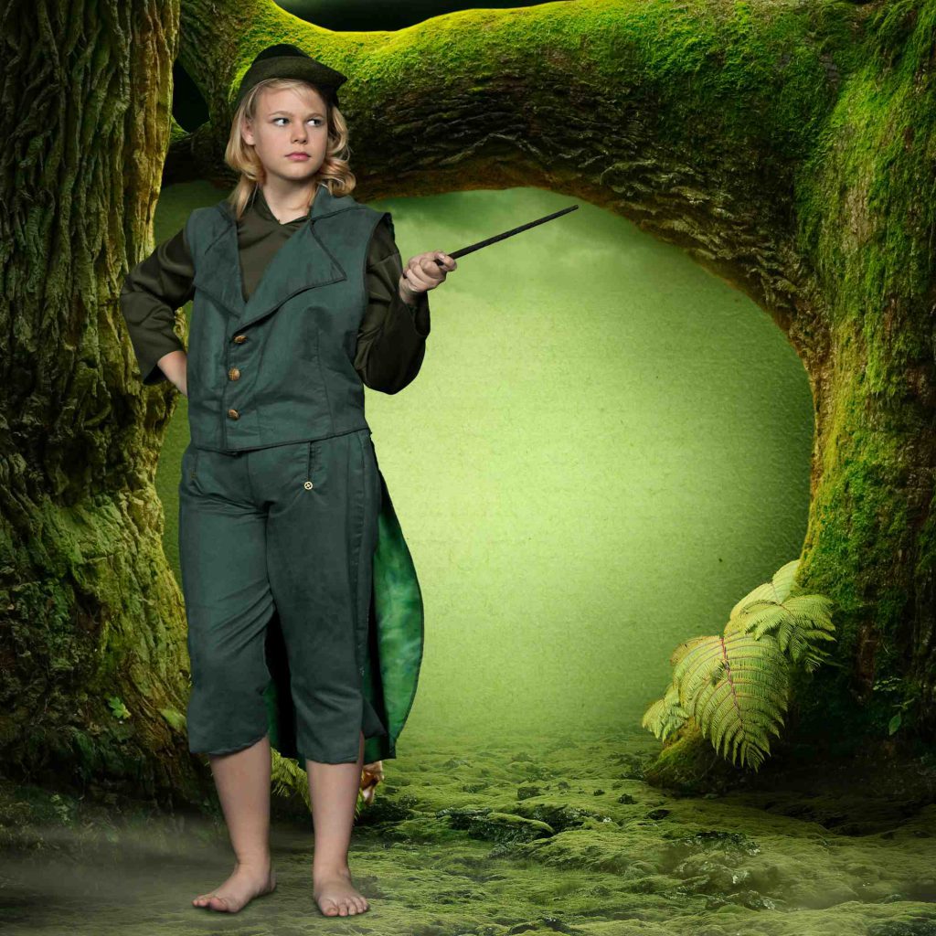 Elizabeth Meek as Timberly in “In the Village of the Brothers Grimm.”Photos by Moran Imaging; courtesy of Theater Works.