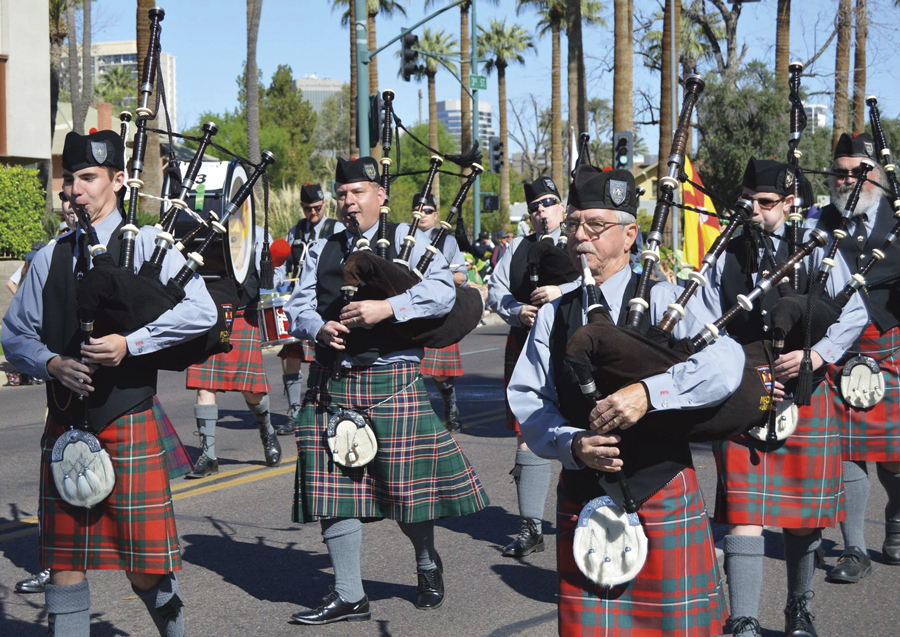 St. Patrick’s Day Parade and Irish Family Faire (Sat Mar 11) at Margaret T. Hance Park in Phoenix. Photo courtesy of www.facebook.com/StPatricksDayPhoenix.