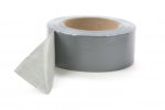 Multi-purpose duct tape in gray on a white background