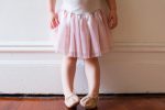 Toddler in pink tutu