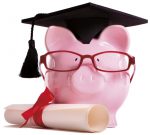 student-college-graduate-piggy-bank-degree-diploma-isolated-picture-id524538466