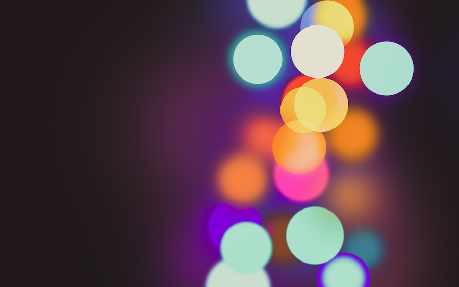Bokeh colorful dot background