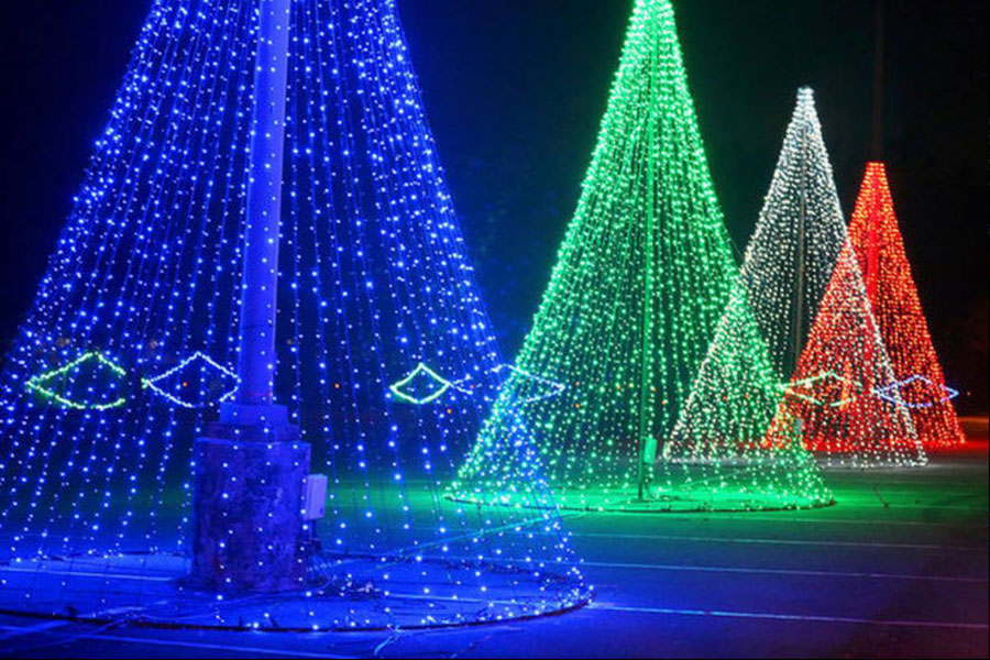 Vertuccio Farms, holiday lights, Mesa