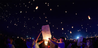 Lanterns at the Lake