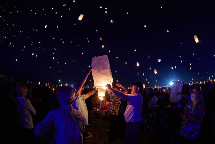 Lanterns at the Lake